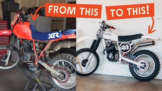 incrivel-transformacao-da-honda-xr-350r - Incrível transformação da Honda XR 350R!